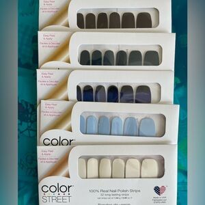 Color Street Nail Polish Stickers Bundle, Solid Bundle